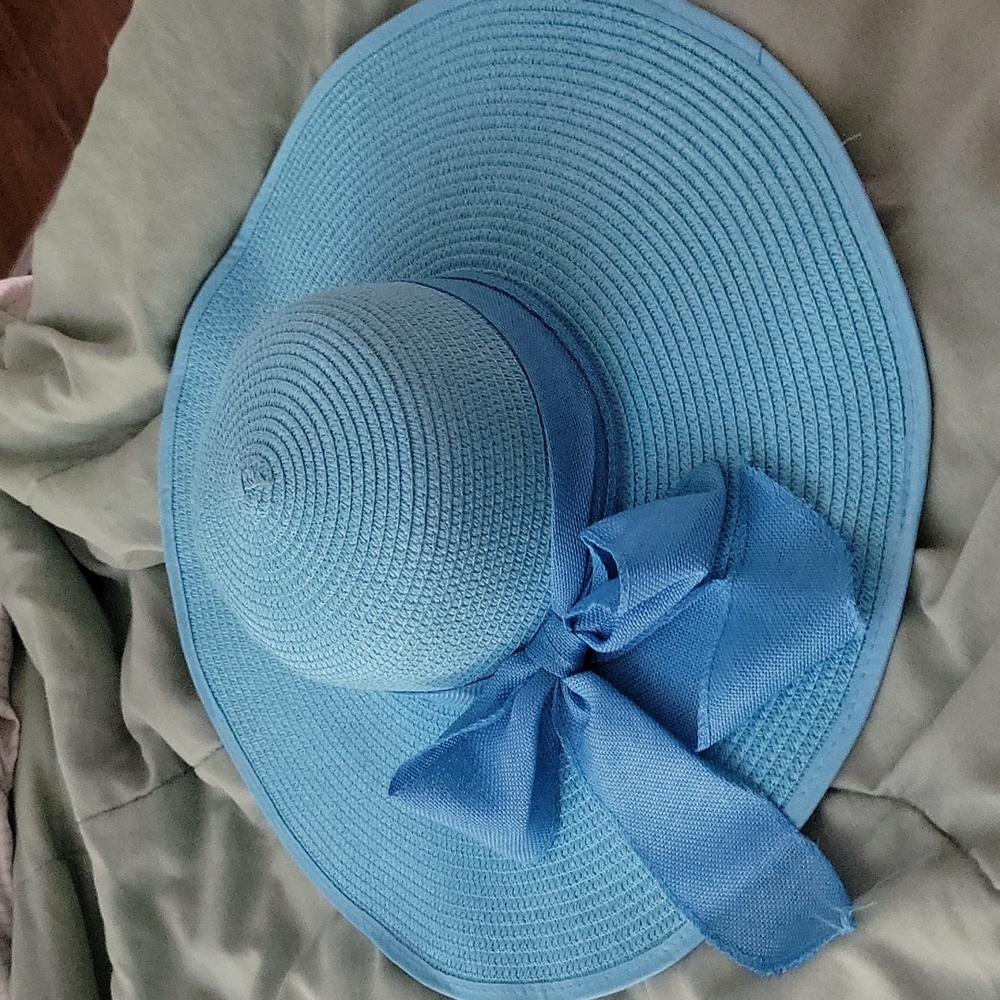 Blue hat